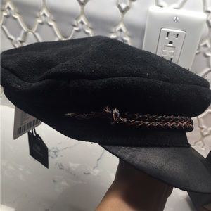 NWT Brixton Leather Cap